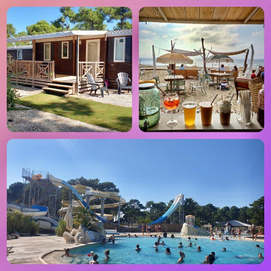 Mobil Home Happiness33 Dans Camping 5 Etoiles Acces Direct Plage Vendays Montalivet Екстер'єр фото